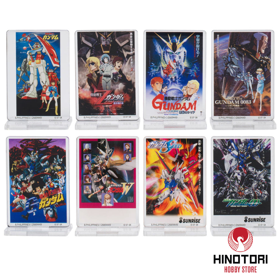 Gacha Gachapon Gundam Poster en Acrilico